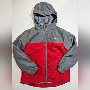 Eddie Bauer 3 in 1 Windbreaker Hooded Jacket Size S-7/8
